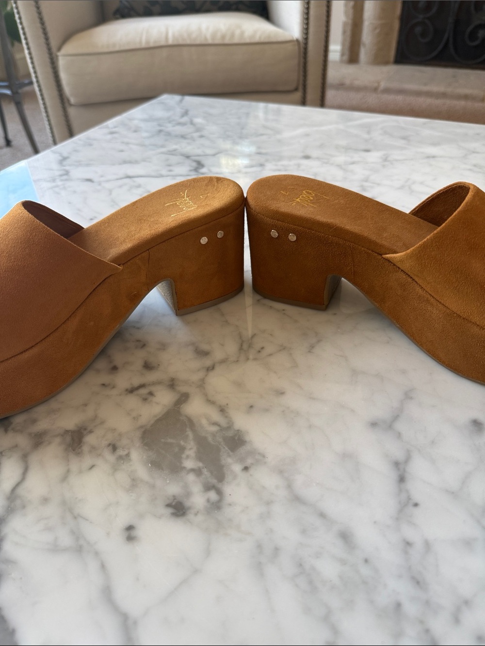 Beek Kinglet suede platform sandal *New* 7 - Picture 7 of 7